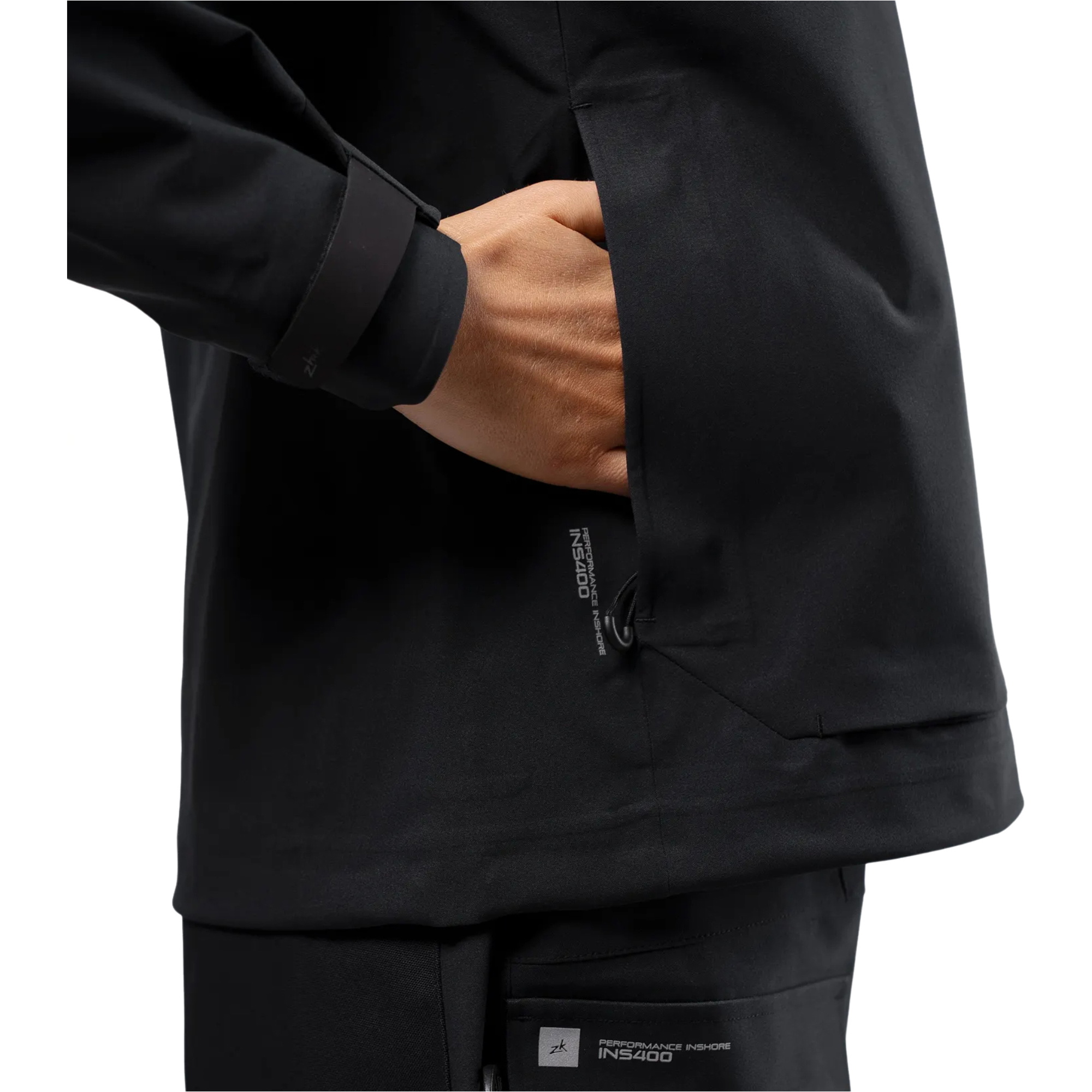 2026 Zhik Womens INS400 Inshore Performance Jacket JKT-0400-W-BLK - Black